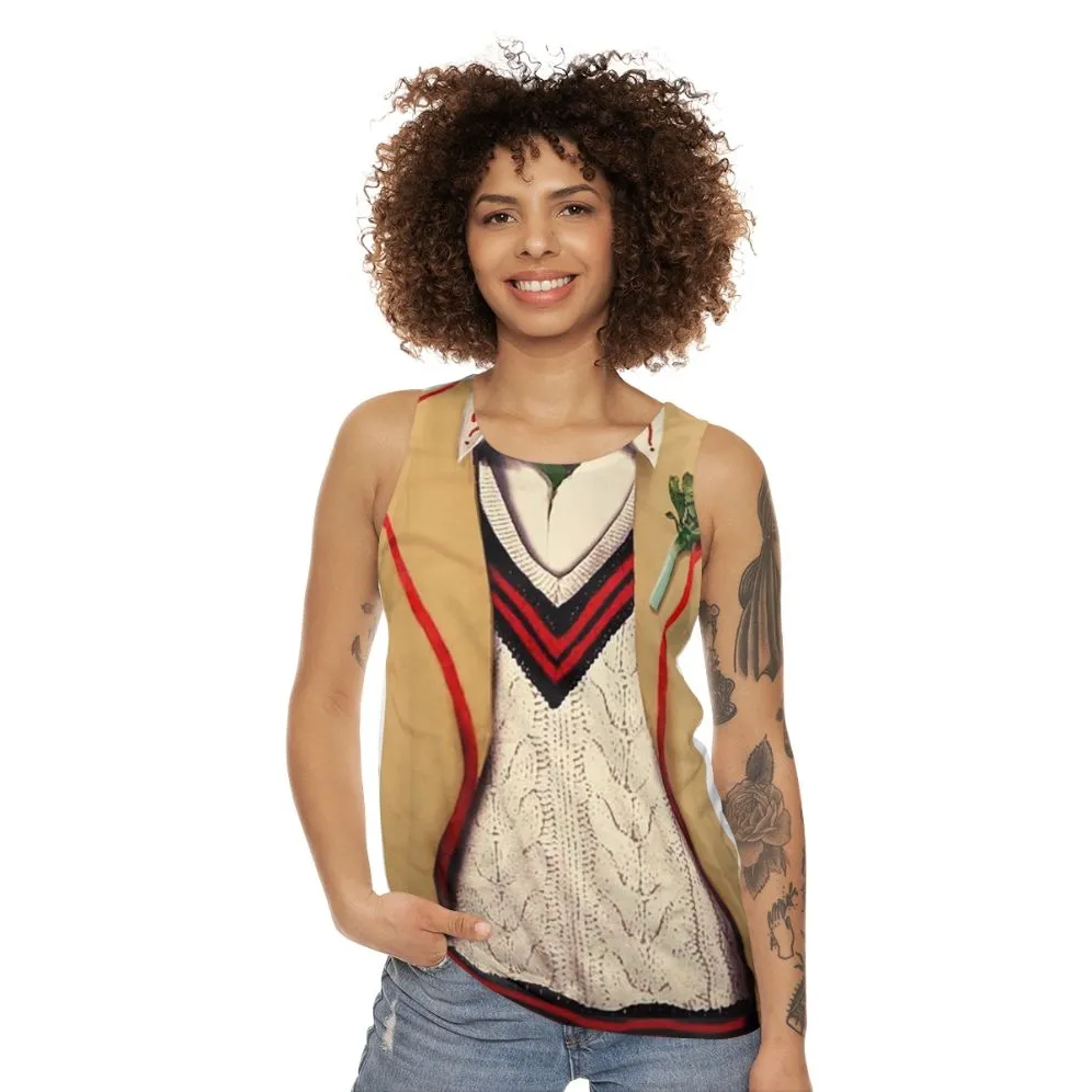 5th Doctor Unisex Tank Top - Retro Doctor Who Apparel
