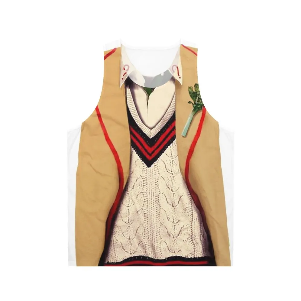 5th Doctor Unisex Tank Top - Retro Doctor Who Apparel