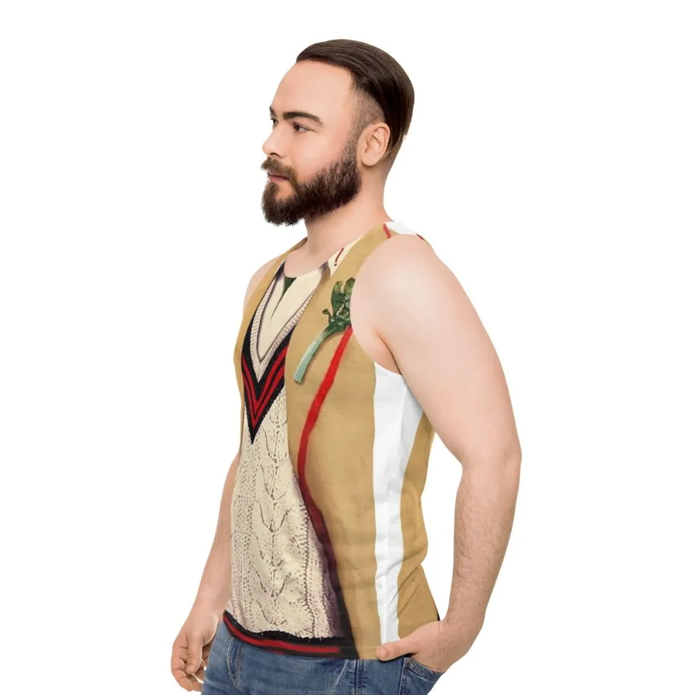 5th Doctor Unisex Tank Top - Retro Doctor Who Apparel