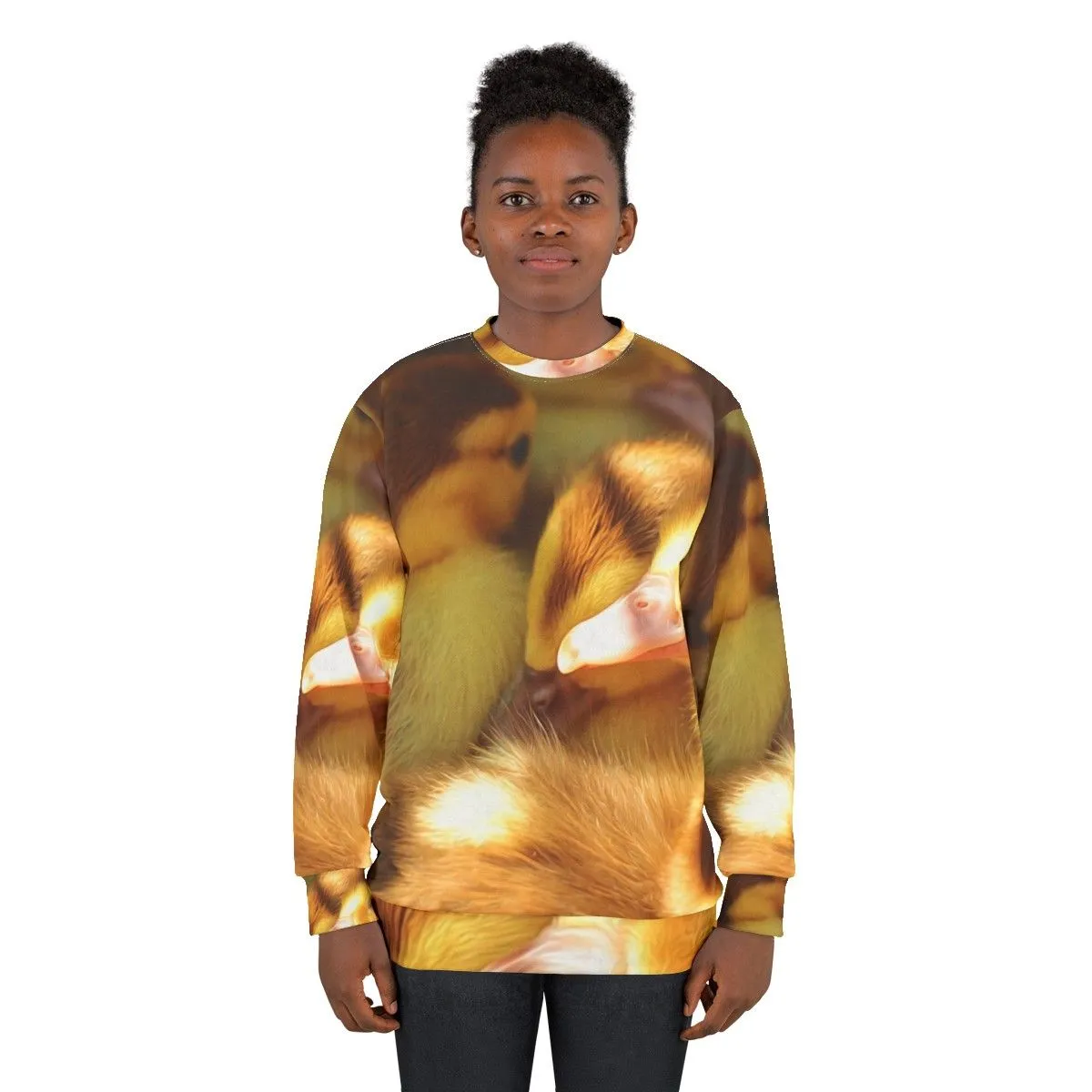 Adorable Ducklings Sweatshirt - Cute Fluffy Ducks Fashion