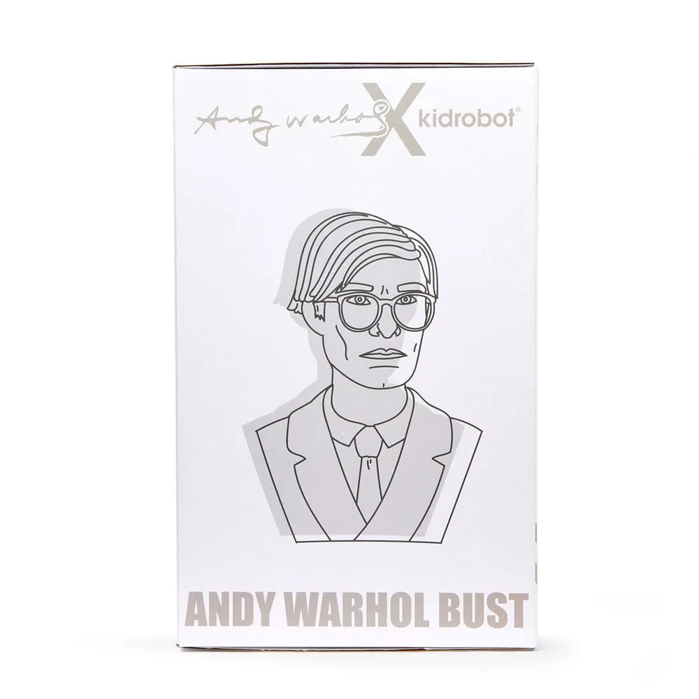 Andy Warhol - Green Dollar Sign 12" Bust Vinyl Figure Sculpture by Kidrobot