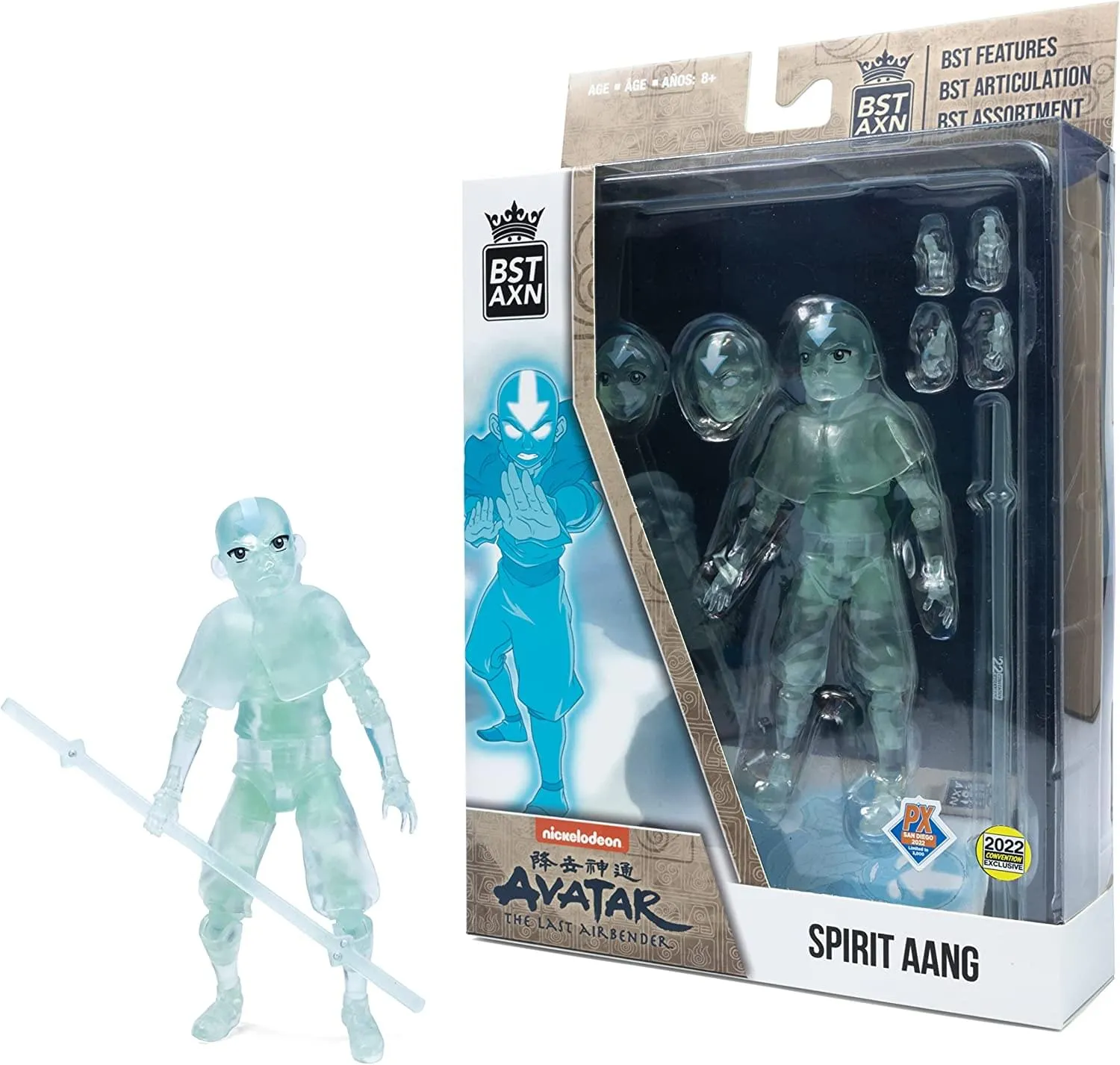 Avatar the Last Airbender Exclusive 5 Inch Action Figure | Aang Spirit