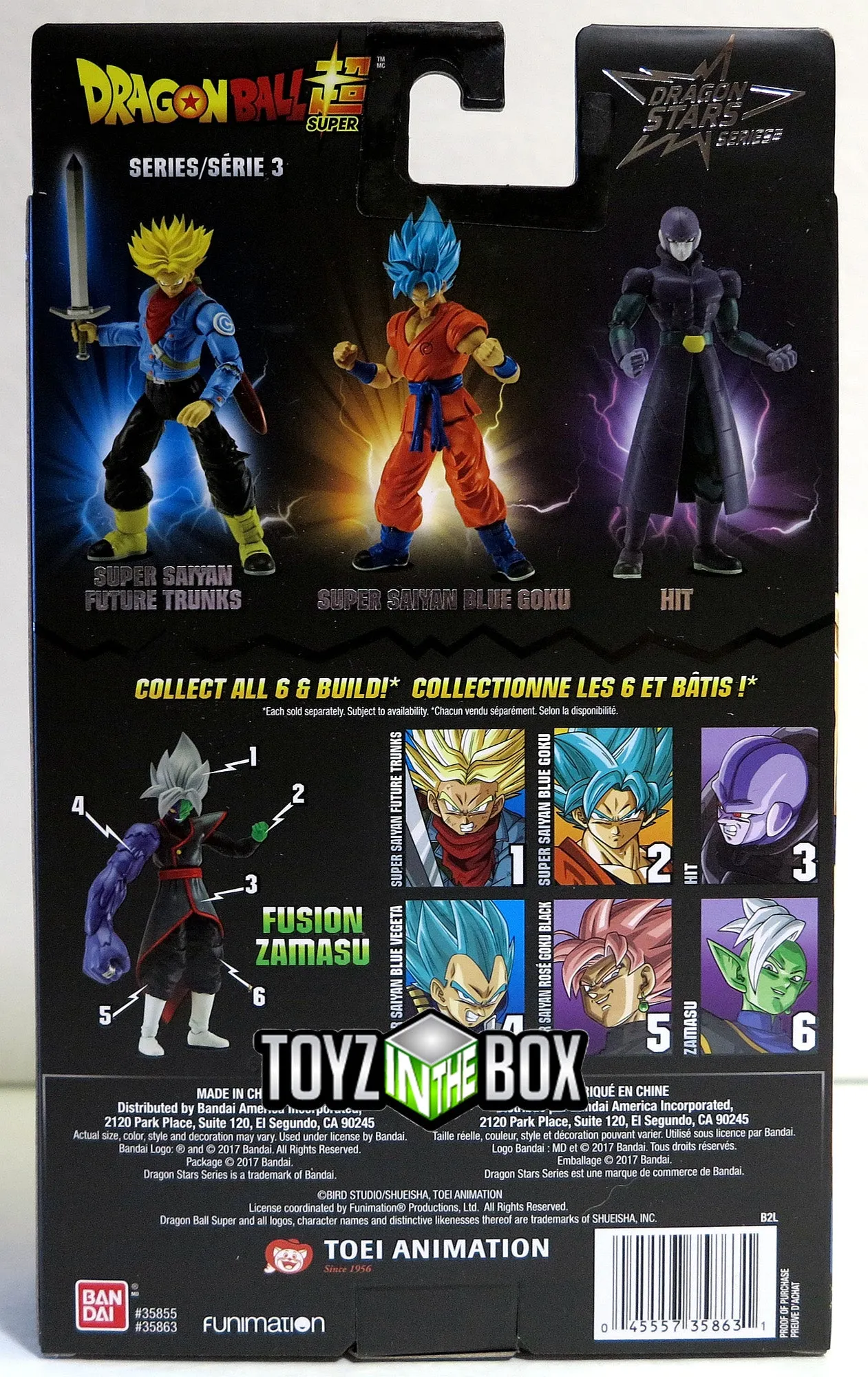 Bandai Dragon Ball Stars Dragonball Super Hit Action Figure