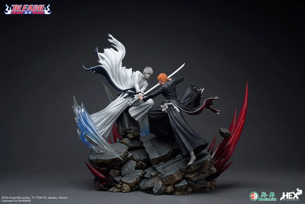 Bleach Elite Dynamic Statue 1/6 Ichigo Kurosaki Vs Hollow Ichigo 56 Cm
