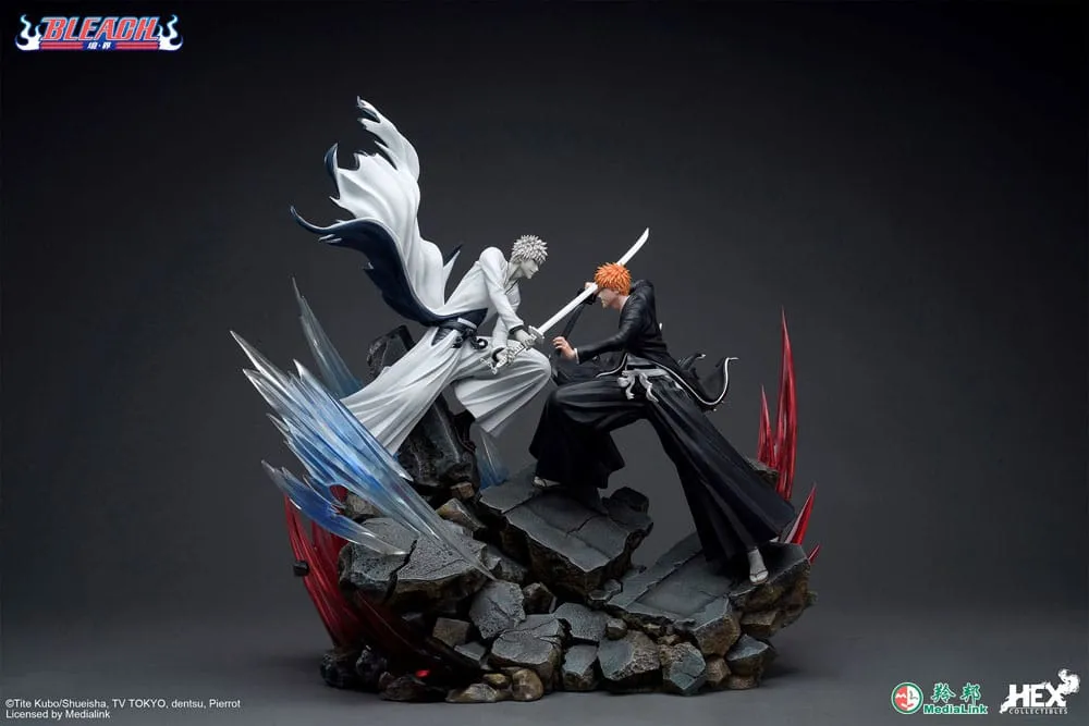 Bleach Elite Dynamic Statue 1/6 Ichigo Kurosaki Vs Hollow Ichigo 56 Cm