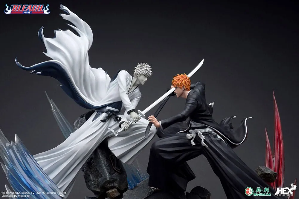 Bleach Elite Dynamic Statue 1/6 Ichigo Kurosaki Vs Hollow Ichigo 56 Cm