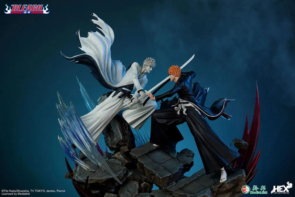 Bleach Elite Dynamic Statue 1/6 Ichigo Kurosaki Vs Hollow Ichigo 56 Cm