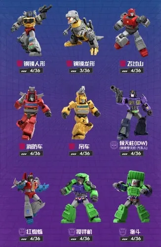 Buluke Blokess GV02 Transformers Bricks Blind Box Galaxy Version