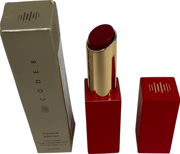 Code 8 Limited Edition Cream Lipstick Rossa Vino 35g