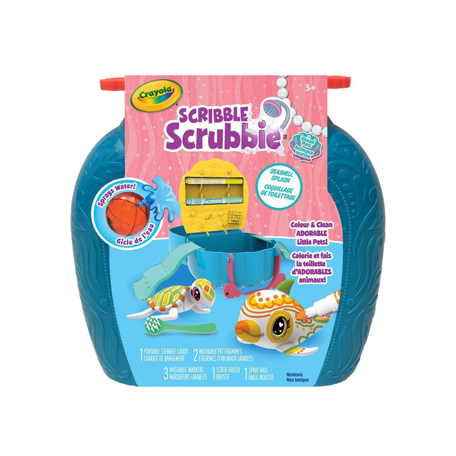 Crayola - 04-5294 | Crayola - Scribble Scrubbie: Ocean Pets - Seashell Splash