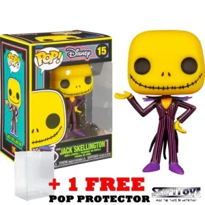 Disney Halloween : The Nightmare Before Christmas - Jack Skellington Blacklight #15 Pop Vinyl Figure Funko
