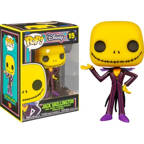 Disney Halloween : The Nightmare Before Christmas - Jack Skellington Blacklight #15 Pop Vinyl Figure Funko
