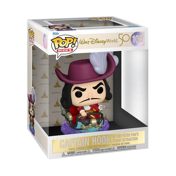 Disney World - Captain Hook At Pans Flight Attraction 50th Anniversary Pop! Ride