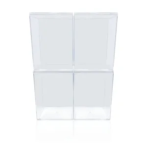 EcoTEK Protectors Hard Pop Protector Compatible with Funko POP! - 4" Inch Figures Acrylic Pop Protector Scratch Resistant Crystal Clear Pop Protector Display Case, Heavy Duty Acid Free