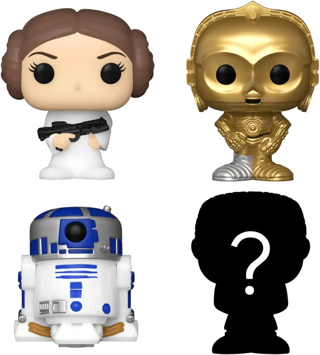 Funko Bitty Pop Star Wars Mini Collectible Toys 4 Pack (Styles Vary)