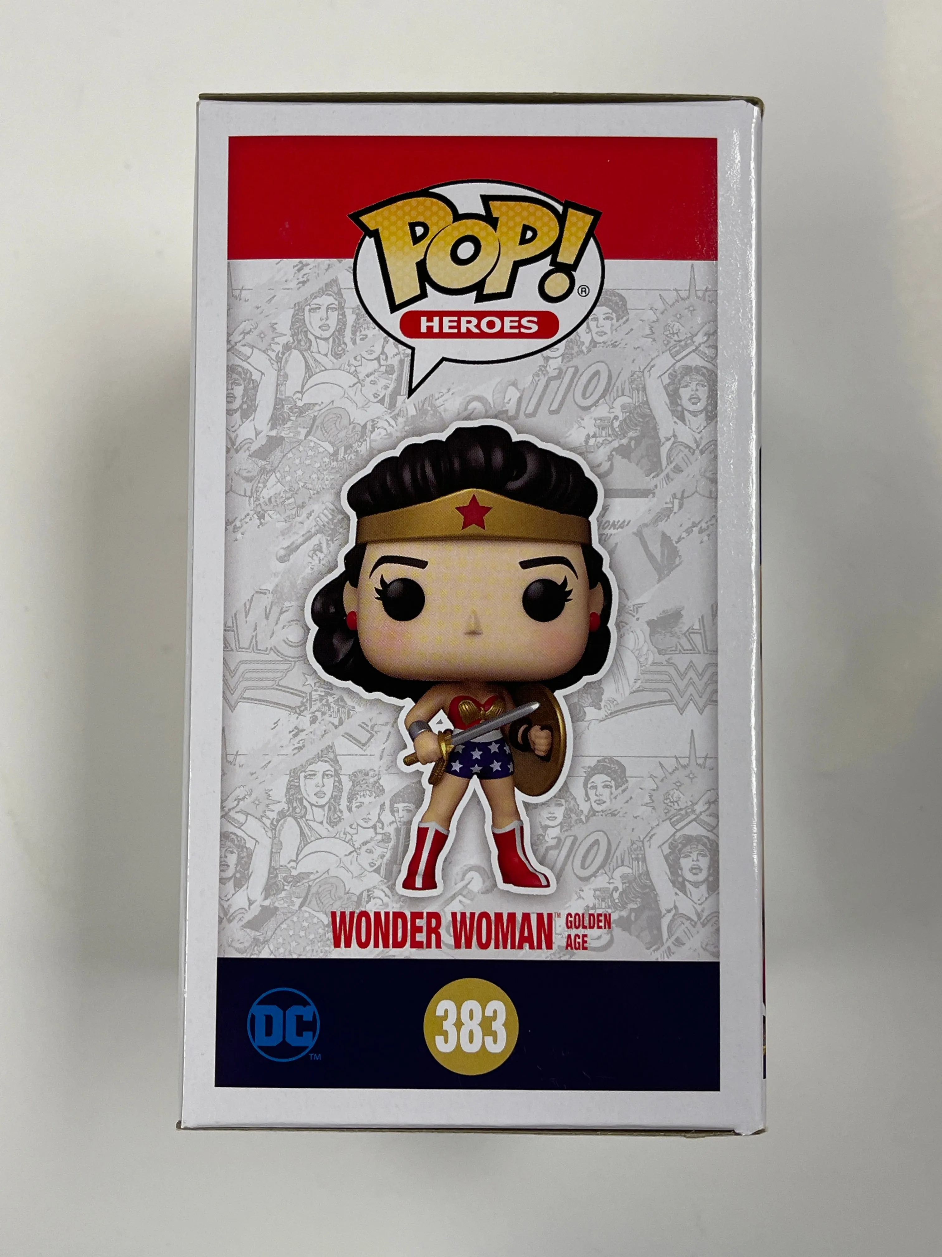Funko Pop! DC Heroes Wonder Woman (Golden Age) #383 WW 80th Anniversary