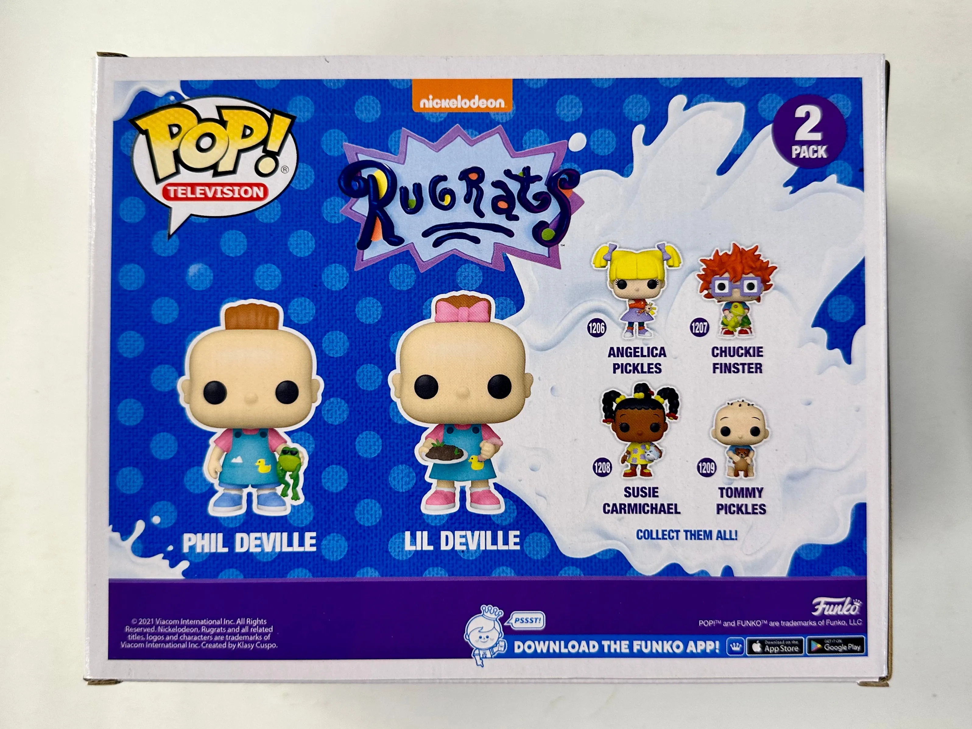 Funko Pop! Television Phil & Lil Deviille 2-Pack Rugrats 2022 Amazon Exclusive