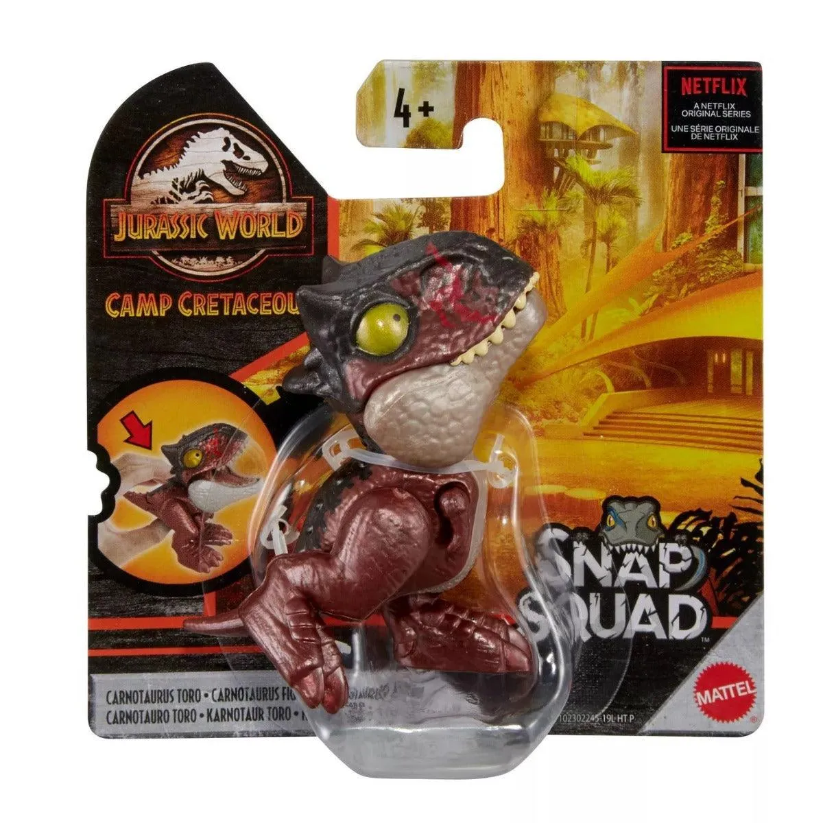 Jurassic World Camp Cretaceous Snap Squad Carnotaurus Toro