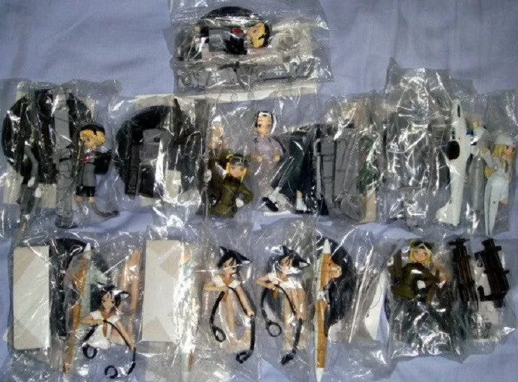 Konami Mecha Musume Military Army Girl Part 2 5 3 8 Mini Trading Collection Figure Set