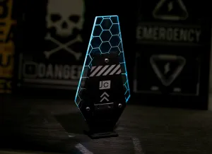 LED Mecha Rabbit HeadPhone  Cyberpunk LED Headset Gear - Color Changing