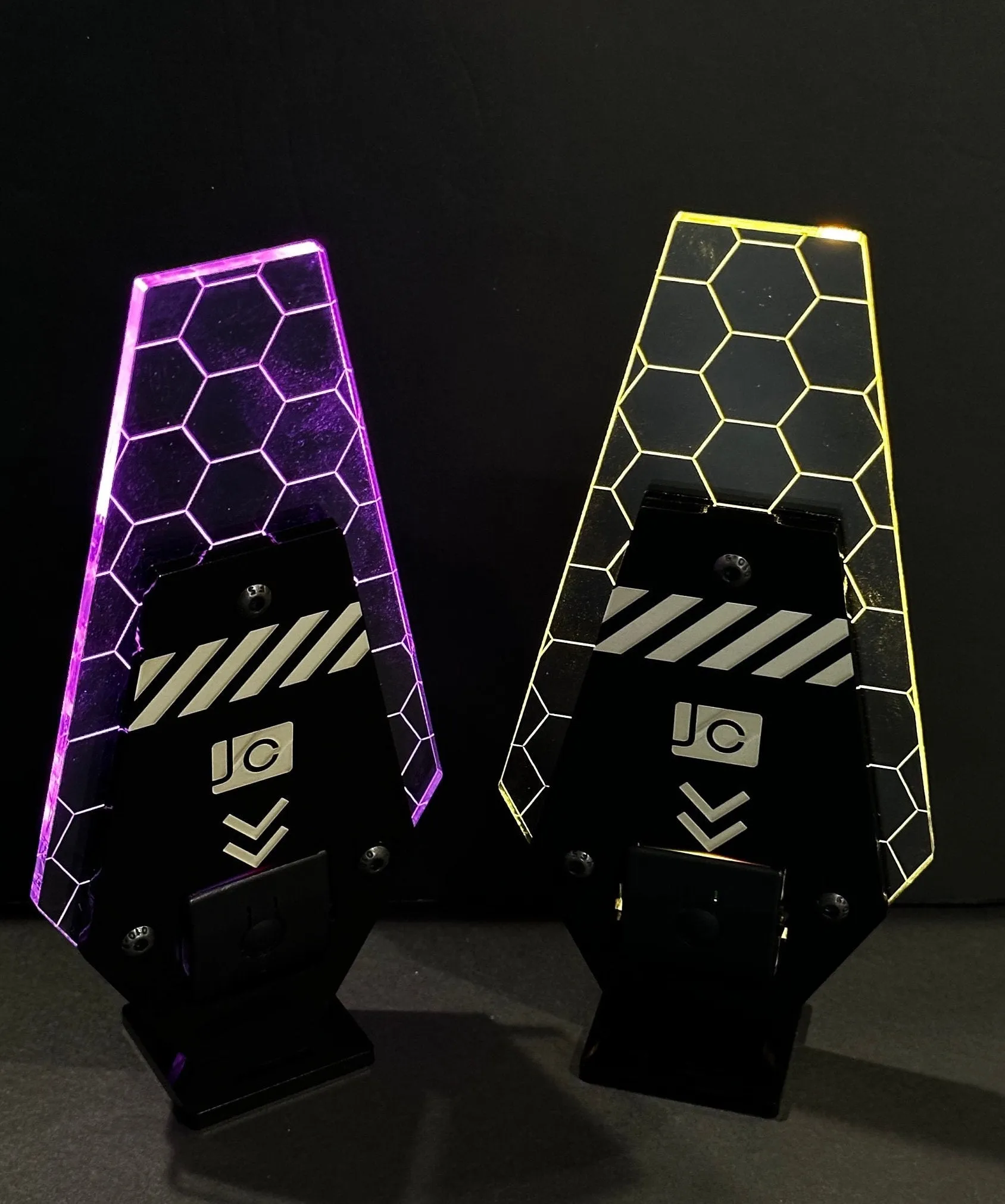 LED Mecha Rabbit HeadPhone  Cyberpunk LED Headset Gear - Color Changing