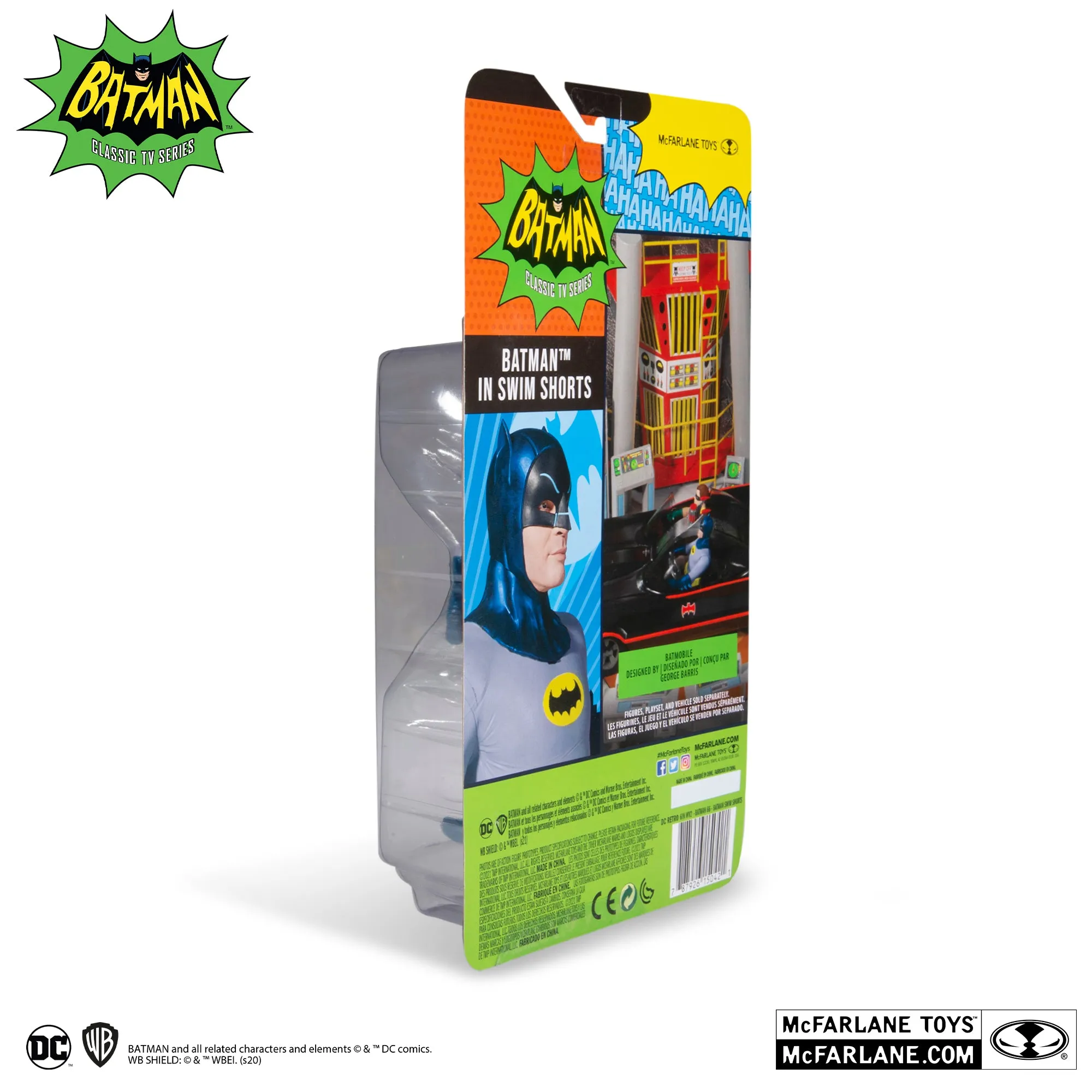 McFarlane Toys DC Retro Batman 66 Batman Swim Shorts