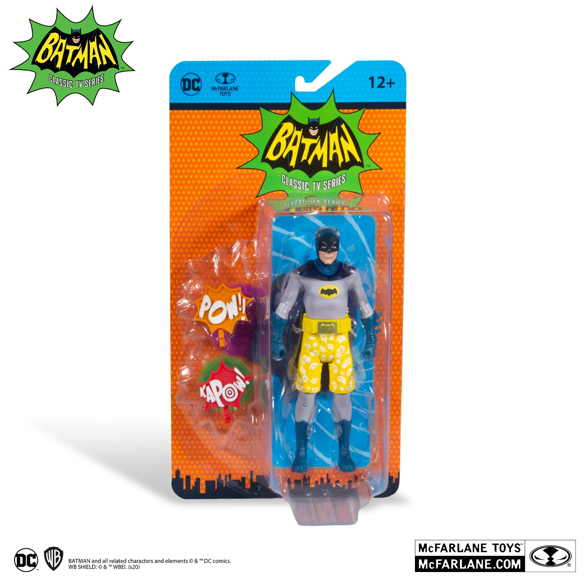 McFarlane Toys DC Retro Batman 66 Batman Swim Shorts