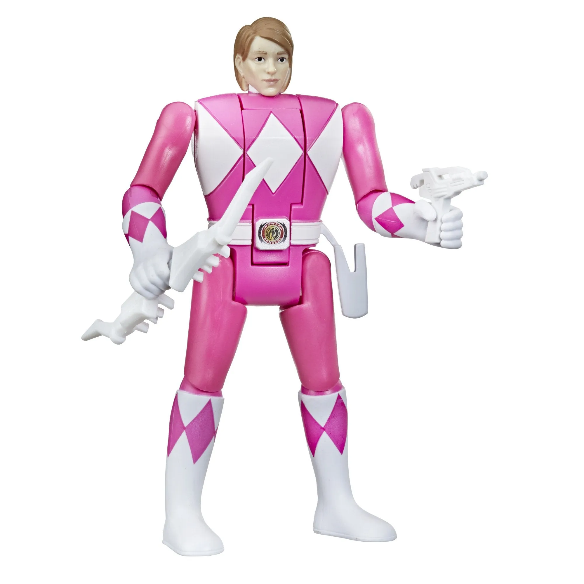 Mighty Morphin Power Rangers - Retro-Morphin Power Rangers - Kimberly (Pink Ranger) Action Figure (F1234) LOW STOCK