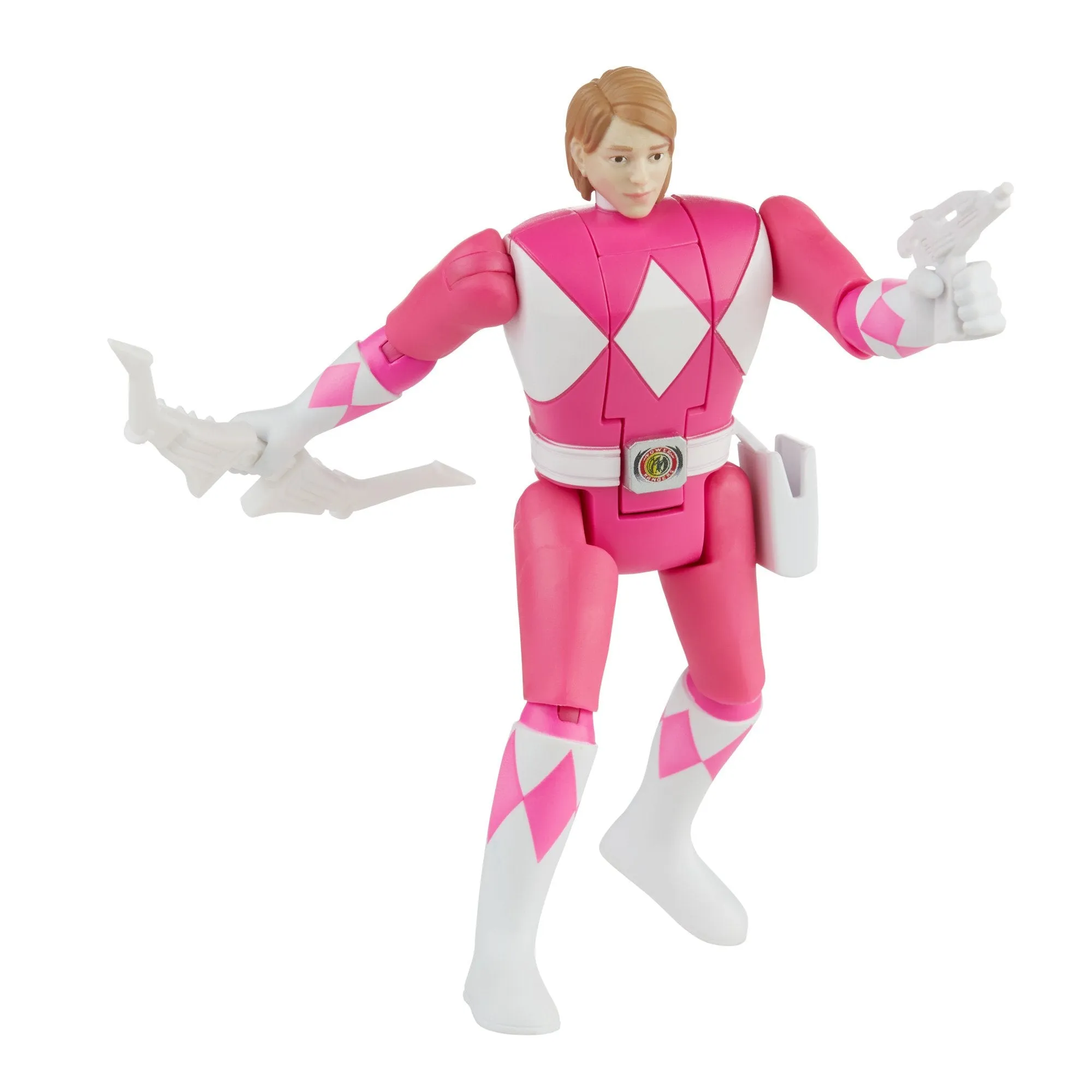 Mighty Morphin Power Rangers - Retro-Morphin Power Rangers - Kimberly (Pink Ranger) Action Figure (F1234) LOW STOCK