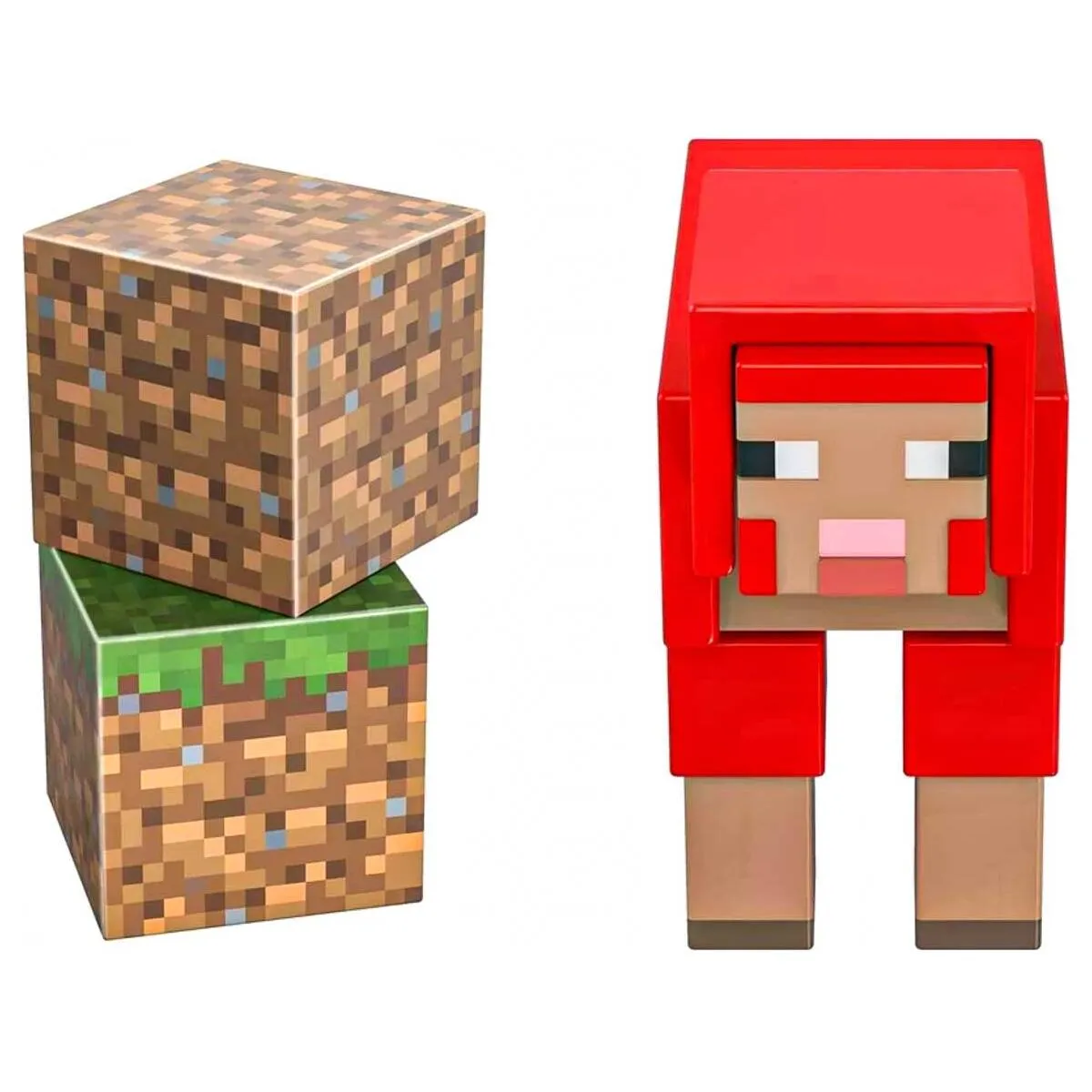 Minecraft Caves & Cliffs: Red Sheep Figure
