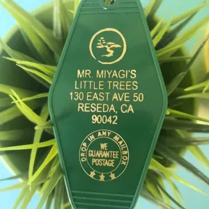 Mr. Miyagi's Little Trees (The Karate Kid) Motel Key FOB Keychain