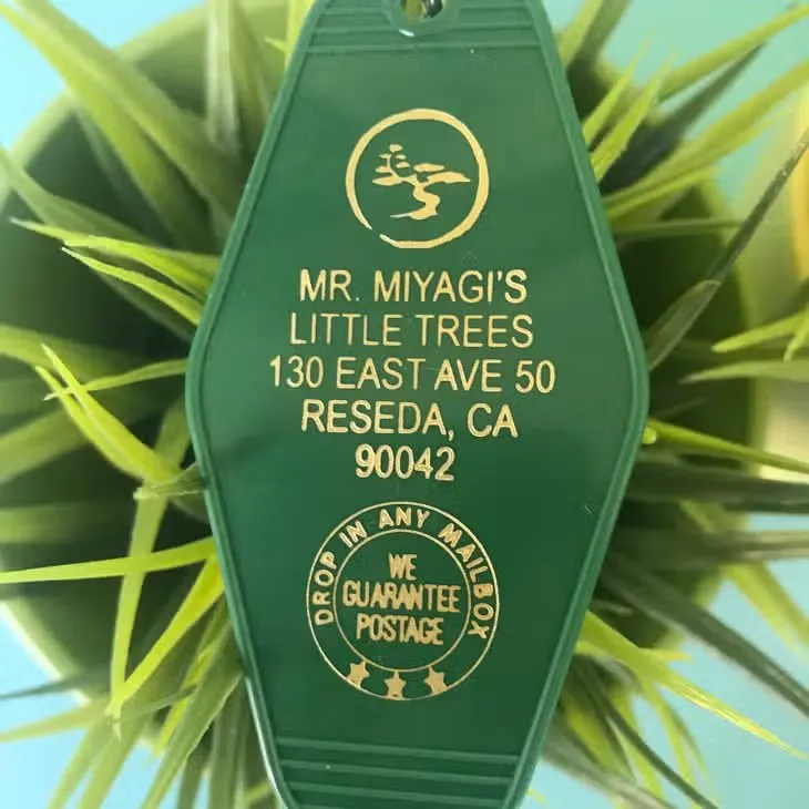 Mr. Miyagi's Little Trees (The Karate Kid) Motel Key FOB Keychain