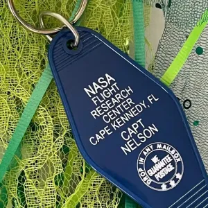 Nasa Flight Research Center (I Dream of Jeannie) Motel Key FOB Keychain