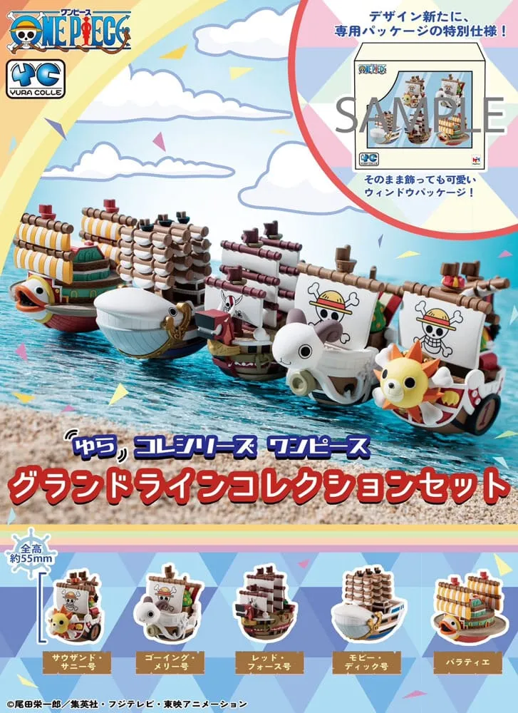 One Piece Yuracolle Series Trading Figure 5-Pack Grand Line 6 Cm