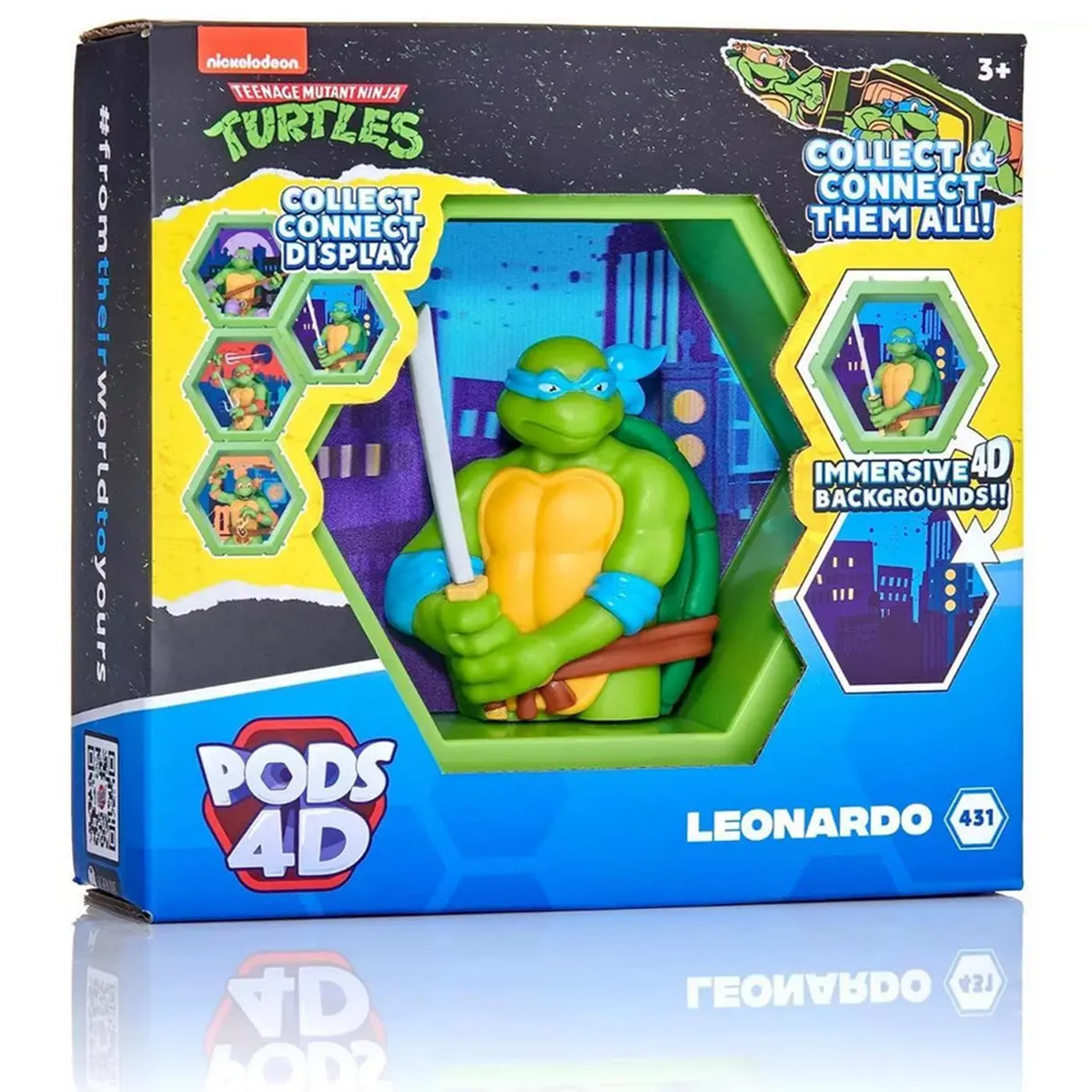 PODS 4D Teenage Mutant Ninja Turtles: Leonardo Figure