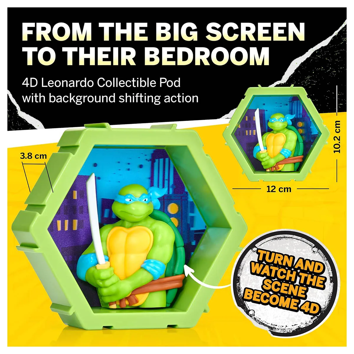 PODS 4D Teenage Mutant Ninja Turtles: Leonardo Figure