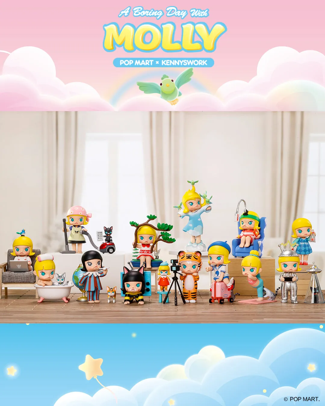 POP MART A Boring Day With Molly Series