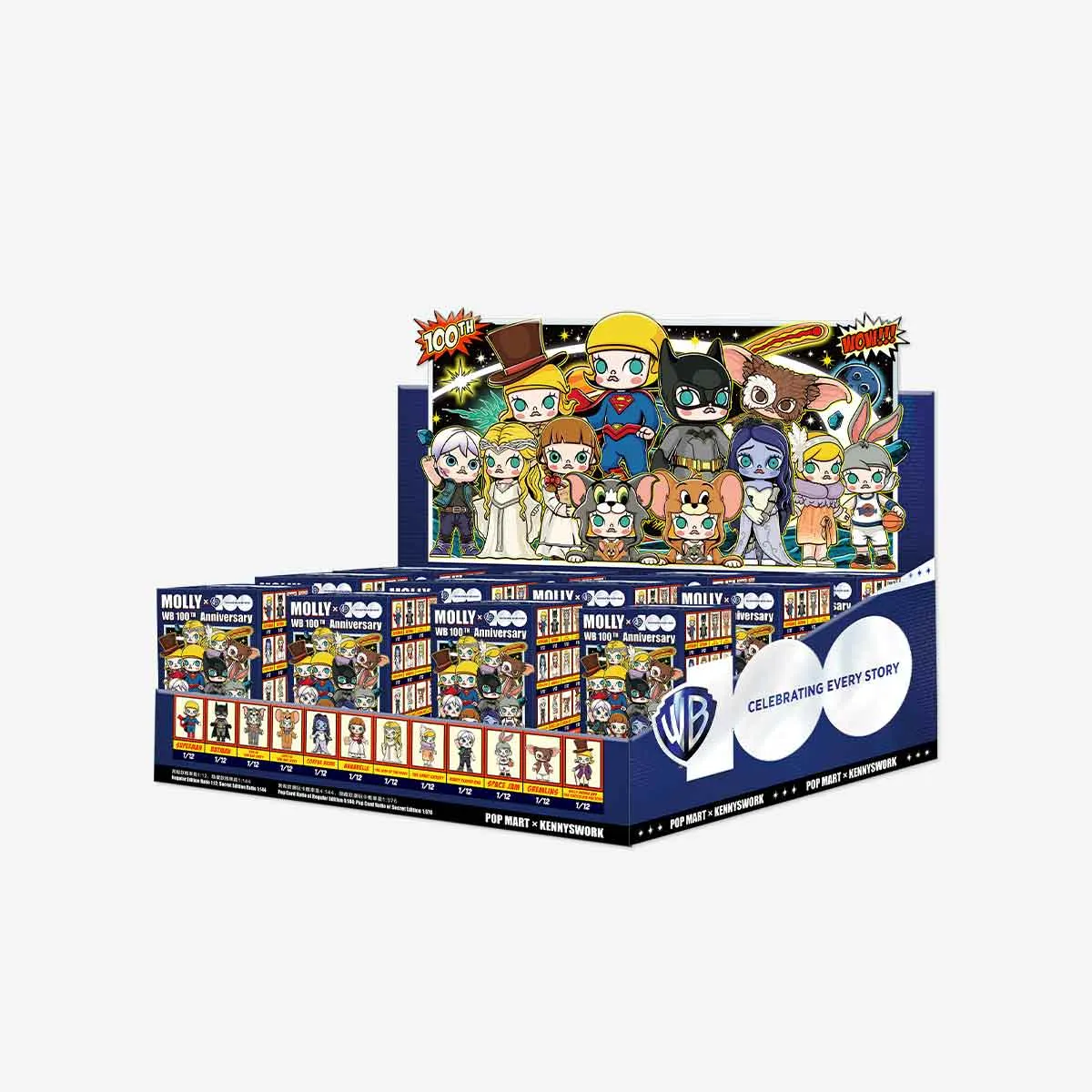 POP MART MOLLY × Warner Bros 100th Anniversary Series Figures [1 Blind Box]