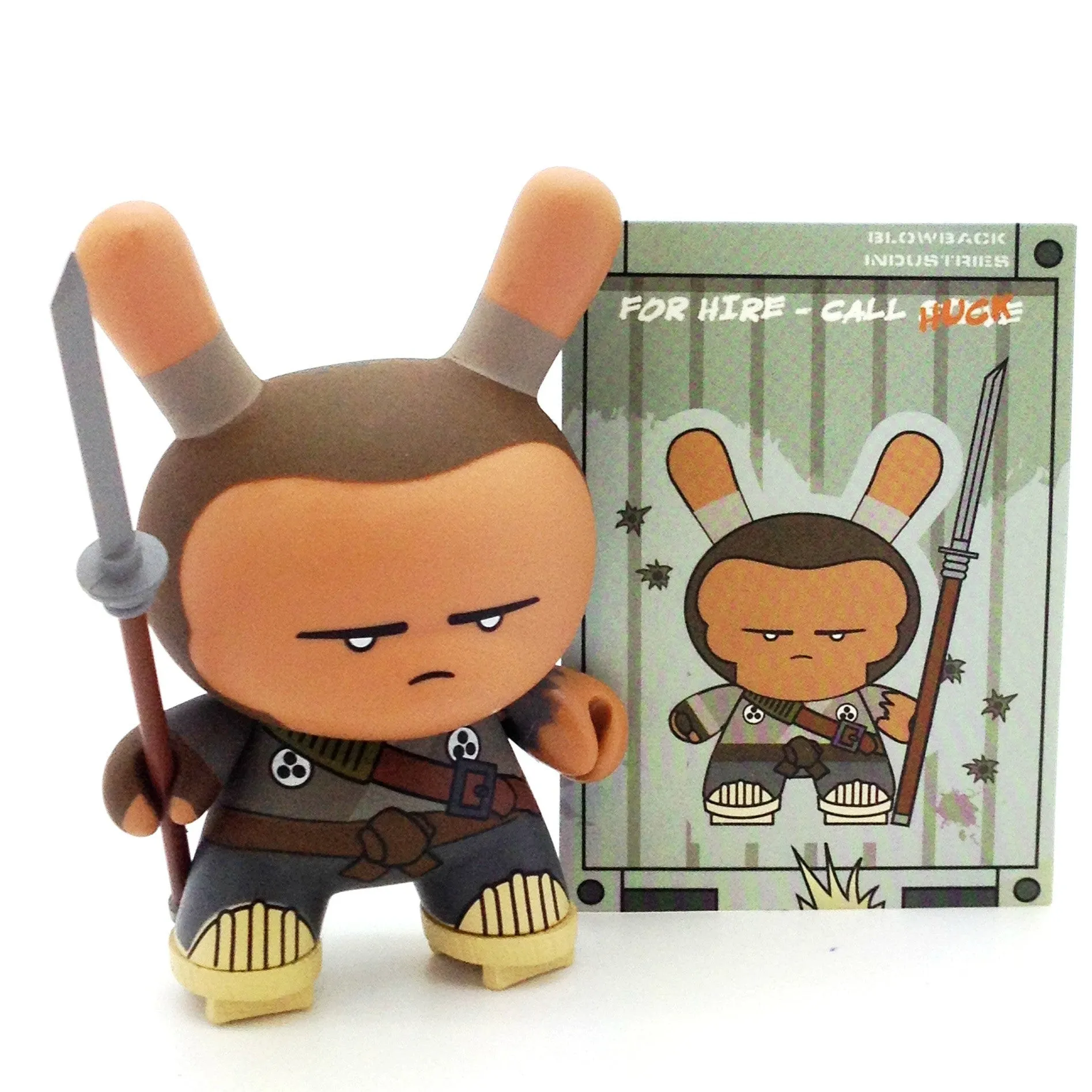 Post Apocalypse Dunny Series - Sunjuro - Wanderer Ape (Huck Gee)