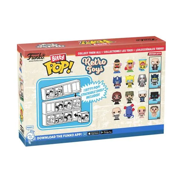 Retro Toys - Mr. Monopoly Bitty Pop! 4PK