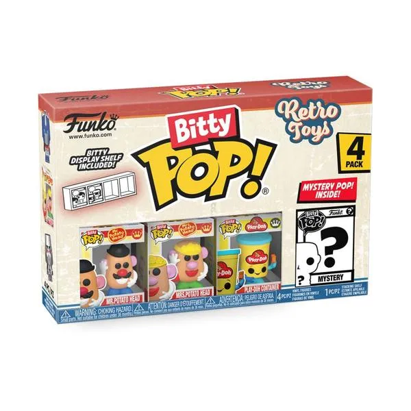 Retro Toys - Mr. Potato Head Bitty Pop! 4PK