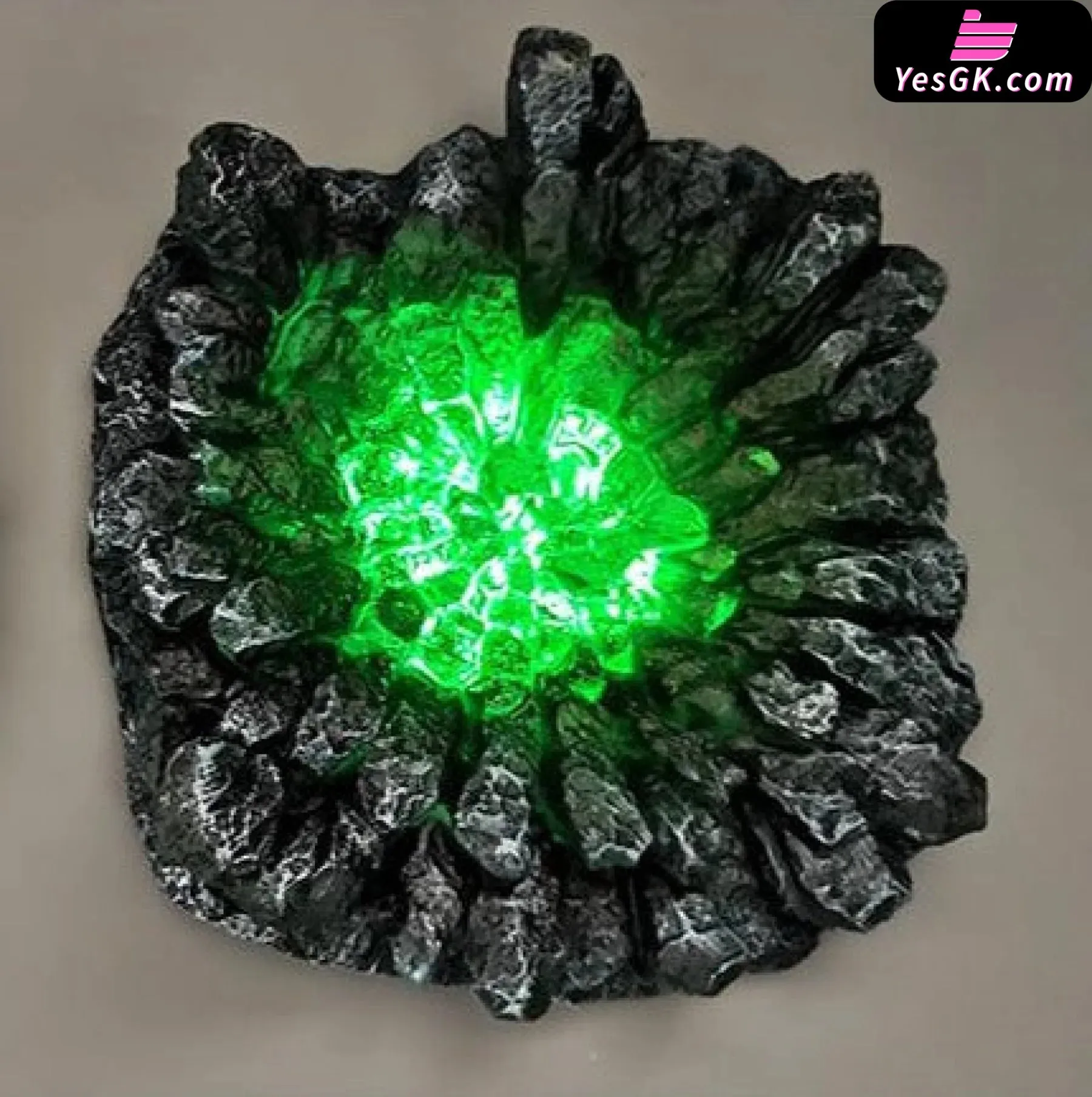 Rock Scene Green Lighting Effect Base - Super Studio