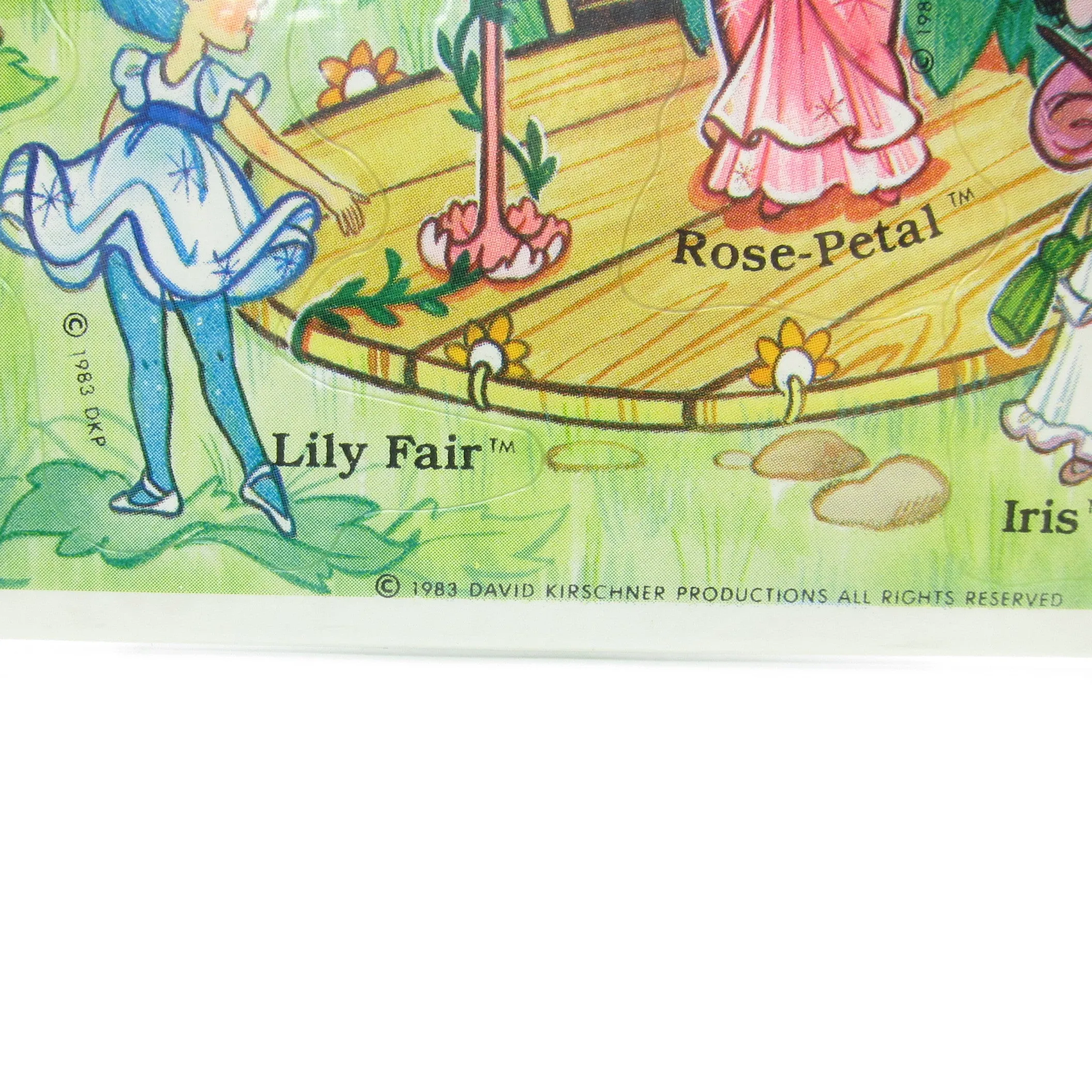Rose Petal Place Stickers Postcard Vintage Factory Sealed from Hallmark Cards