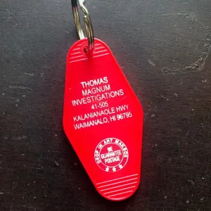 Thomas Magnum Investigations (Magnum P.I.) Motel Key FOB Keychain