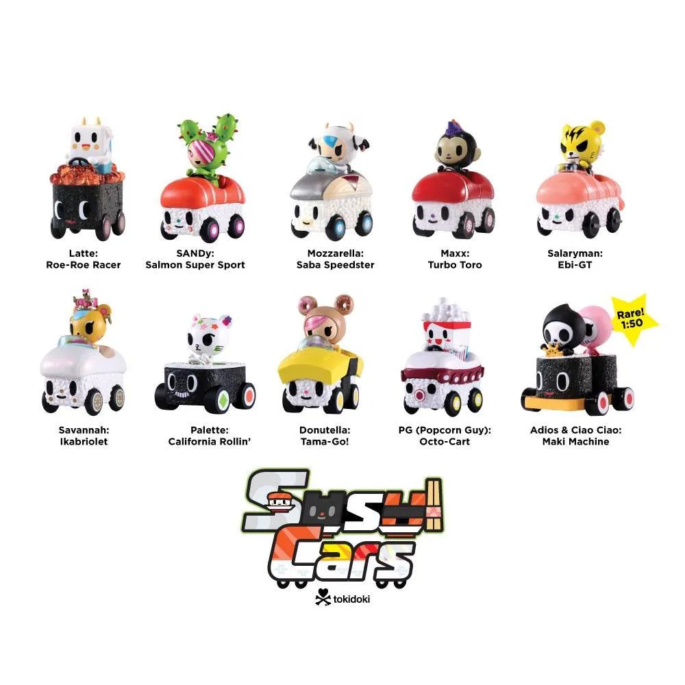 Tokidoki Sushi Cars: (1 Blind Box)