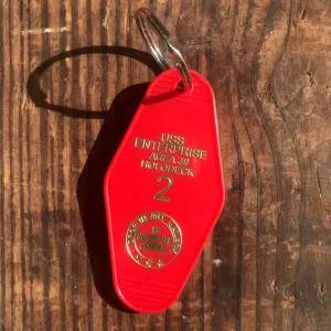 USS Enterprise (Star Trek) Motel Key FOB Keychain