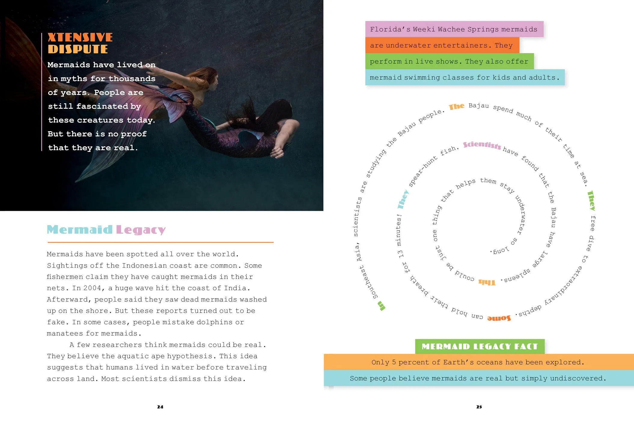 X-Books: Mythical Creatures: Mermaids by The Creative Company Shop